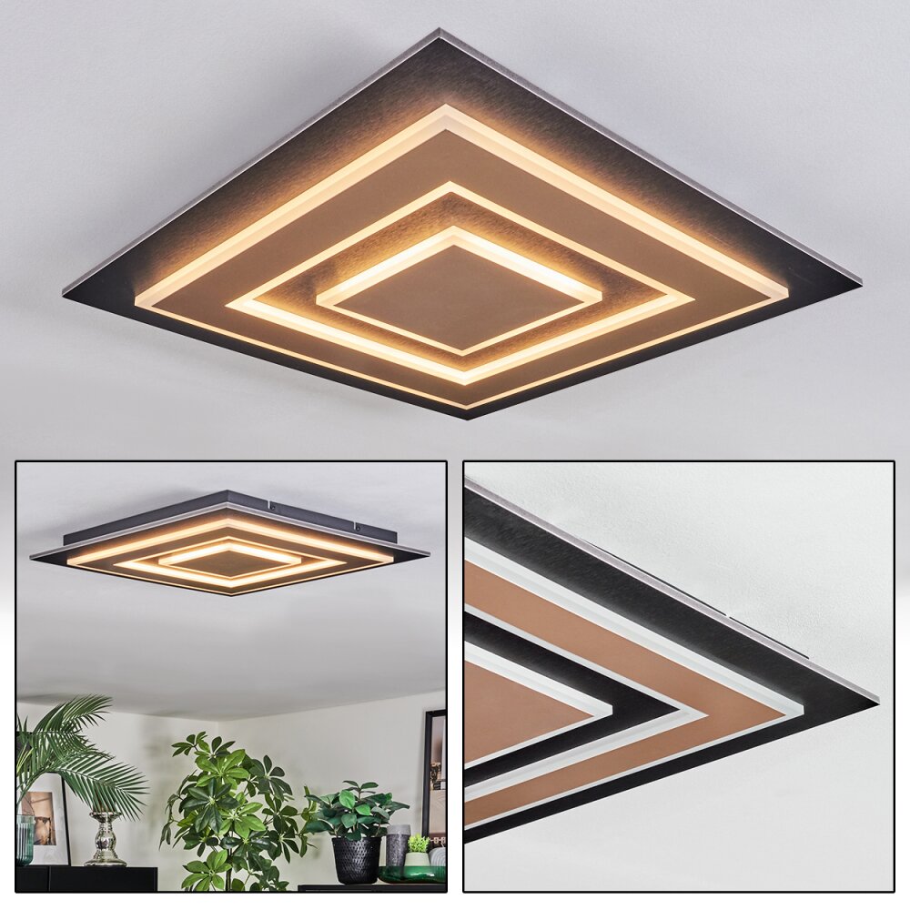 Lidor Deckenleuchte LED Schwarz, 1-flammig main product photo