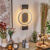 Lidor Wandleuchte LED Schwarz, 1-flammig
