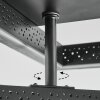 Brilo Deckenleuchte LED Schwarz, 1-flammig