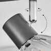 Saire Deckenleuchte Chrom, Schwarz, 2-flammig