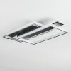 Olian Deckenleuchte LED Schwarz, Silber, 1-flammig