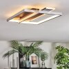 Olian Deckenleuchte LED Schwarz, Silber, 1-flammig