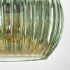 Koyoto Pendelleuchte Glas 15 cm Naturfarben, Schwarz, 5-flammig