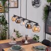 Koyoto Pendelleuchte Glas 15 cm Bernsteinfarben, Chrom, Klar, Rauchfarben, 5-flammig Koyoto Pendelleuchte Glas 15 cm Bernsteinfarben, Chrom, Klar, Rauchfarben, 5-flammig