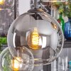 Koyoto Hängeleuchte Glas 15 cm, 20 cm Bernsteinfarben, Klar, Rauchfarben, 6-flammig