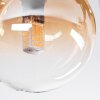 Chehalis Deckenleuchte Glas 10 cm Bernsteinfarben, Klar, 5-flammig