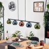 Koyoto Pendelleuchte Glas 15 cm Blau, Grün, Kupferfarben, 5-flammig
