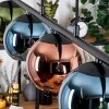 Koyoto Pendelleuchte Glas 15 cm Blau, Grün, Kupferfarben, 5-flammig
