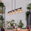 Koyoto Pendelleuchte Glas 15 cm Bernsteinfarben, Klar, 5-flammig