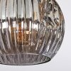 Ripoll Deckenleuchte Glas 15 cm Rauchfarben, 5-flammig