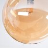 Chehalis Deckenleuchte Glas 12 cm, 15 cm Bernsteinfarben, 5-flammig