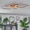 Brina Deckenleuchte LED Braun, 1-flammig