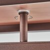 Brina Deckenleuchte LED Braun, 1-flammig, Fernbedienung