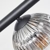 Ripoll Deckenleuchte Glas 15 cm Bernsteinfarben, Klar, Rauchfarben, 8-flammig