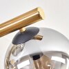 Koyoto Deckenleuchte Glas 15 cm Gold, Schwarz, 10-flammig