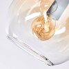 Koyoto Deckenleuchte Glas 15 cm Gold, Schwarz, 10-flammig
