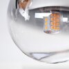 Chehalis Deckenleuchte Glas 10 cm Bernsteinfarben, Klar, Rauchfarben, 5-flammig