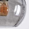 Koyoto Hängeleuchte Glas 15 cm, 20 cm Rauchfarben, 6-flammig