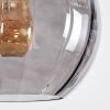 Koyoto Hängeleuchte Glas 20 cm Bernsteinfarben, Rauchfarben, 6-flammig
