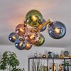 Gastor Deckenleuchte Glas 15 cm Gold, Schwarz, 10-flammig