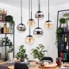 Gastor Hängeleuchte Glas 20 cm Schwarz, 6-flammig