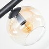 Koyoto Deckenleuchte Glas 15 cm Bernsteinfarben, Klar, Rauchfarben, 6-flammig