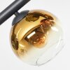 Koyoto Deckenleuchte Glas 15 cm Blau, Gold, Grün, Klar, Kupferfarben, 6-flammig
