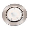 Osran Einbauleuchte 3-er Set LED Nickel-Matt, 3-flammig, Fernbedienung