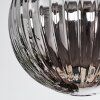 Chehalis Deckenleuchte Glas 15 cm Schwarz, 5-flammig