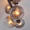 Koyoto Deckenleuchte Glas 15 cm Klar, Rauchfarben, 6-flammig