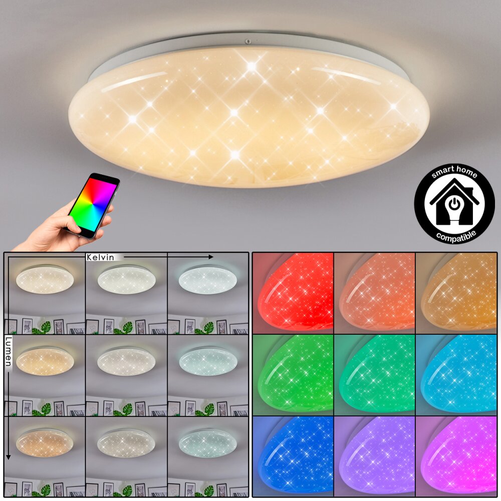 Peran Deckenleuchte LED Weiß, 1-flammig main product photo