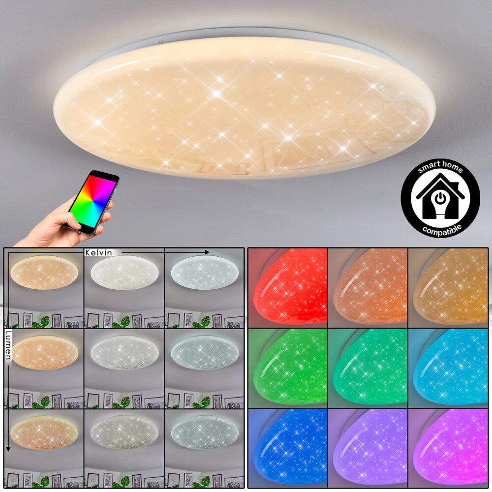 Peran Deckenleuchte LED Weiß, 1-flammig main product photo