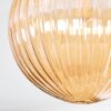 Chehalis Deckenleuchte Glas 15 cm Bernsteinfarben, 5-flammig
