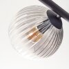 Koyoto Deckenleuchte Glas 15 cm Bernsteinfarben, Klar, Rauchfarben, 5-flammig