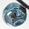 Ripoll Deckenleuchte Glas 15 cm Blau, Grün, Kupferfarben, 5-flammig