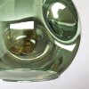 Ripoll Deckenleuchte Glas 15 cm Blau, Grün, Kupferfarben, 5-flammig