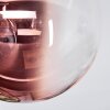 Chehalis Deckenleuchte Glas 15 cm Blau, Grün, Klar, Kupferfarben, 5-flammig