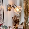 Saire Wandleuchte Chrom, Nickel-Matt, 1-flammig