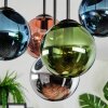 Gastor Deckenleuchte Glas 15 cm Blau, Chrom, Grün, Kupferfarben, Rauchfarben, 5-flammig