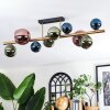 Chehalis Deckenleuchte Glas 10 cm, 12 cm, 15 cm Gold, Schwarz, 10-flammig