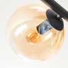 Gastor Deckenleuchte Glas 15 cm Bernsteinfarben, Klar, 5-flammig
