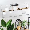 Chehalis Deckenleuchte Glas 10 cm, 12 cm, 15 cm Gold, Schwarz, 10-flammig