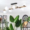 Chehalis Deckenleuchte Glas 10 cm, 12 cm, 15 cm Gold, Schwarz, 10-flammig