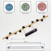 Chehalis Deckenleuchte Glas 10 cm, 12 cm, 15 cm Gold, Schwarz, 10-flammig
