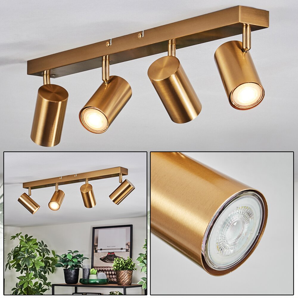 Javel Deckenleuchte Gold, 4-flammig main product photo