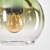 Koyoto Pendelleuchte Glas 15 cm Naturfarben, Schwarz, 3-flammig