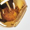 Koyoto Deckenleuchte Glas 15 cm Blau, Gold, Grün, 5-flammig
