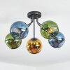 Koyoto Deckenleuchte Glas 15 cm Blau, Gold, Grün, 5-flammig