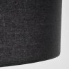 Flemming Stehleuchte 50 cm Naturfarben, Schwarz, 1-flammig