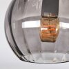 Koyoto Deckenleuchte Glas 15 cm Bernsteinfarben, Rauchfarben, 2-flammig